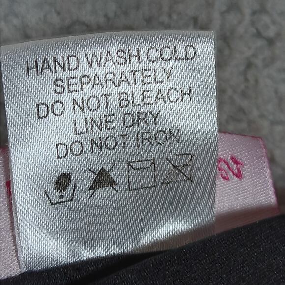 Love My Curves One Piece Bathing Suit Size 12 Blue and White Polka Dot Strapless - Picture 8 of 10